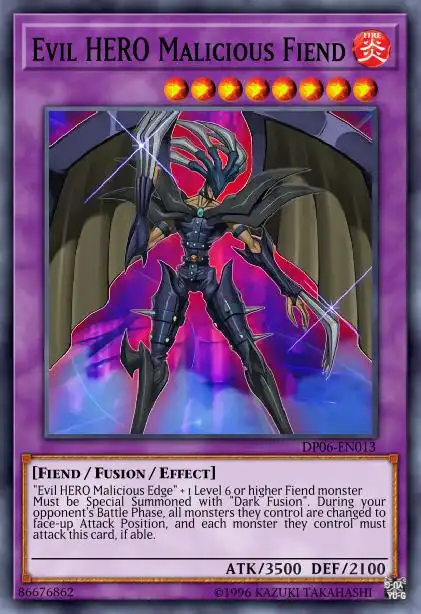Edison Rulings for Evil HERO Malicious Fiend